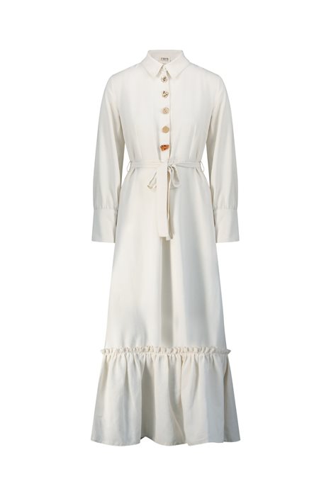 שמלה לבנה קומות חגיגית מידי