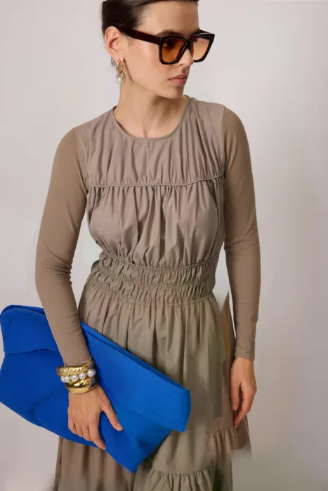 סרפן כיווצים חום מוקה